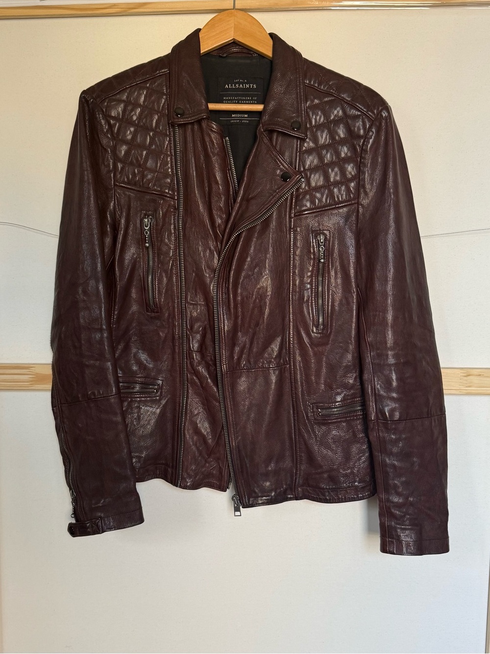 AllSaints Conroy Leather Jacket